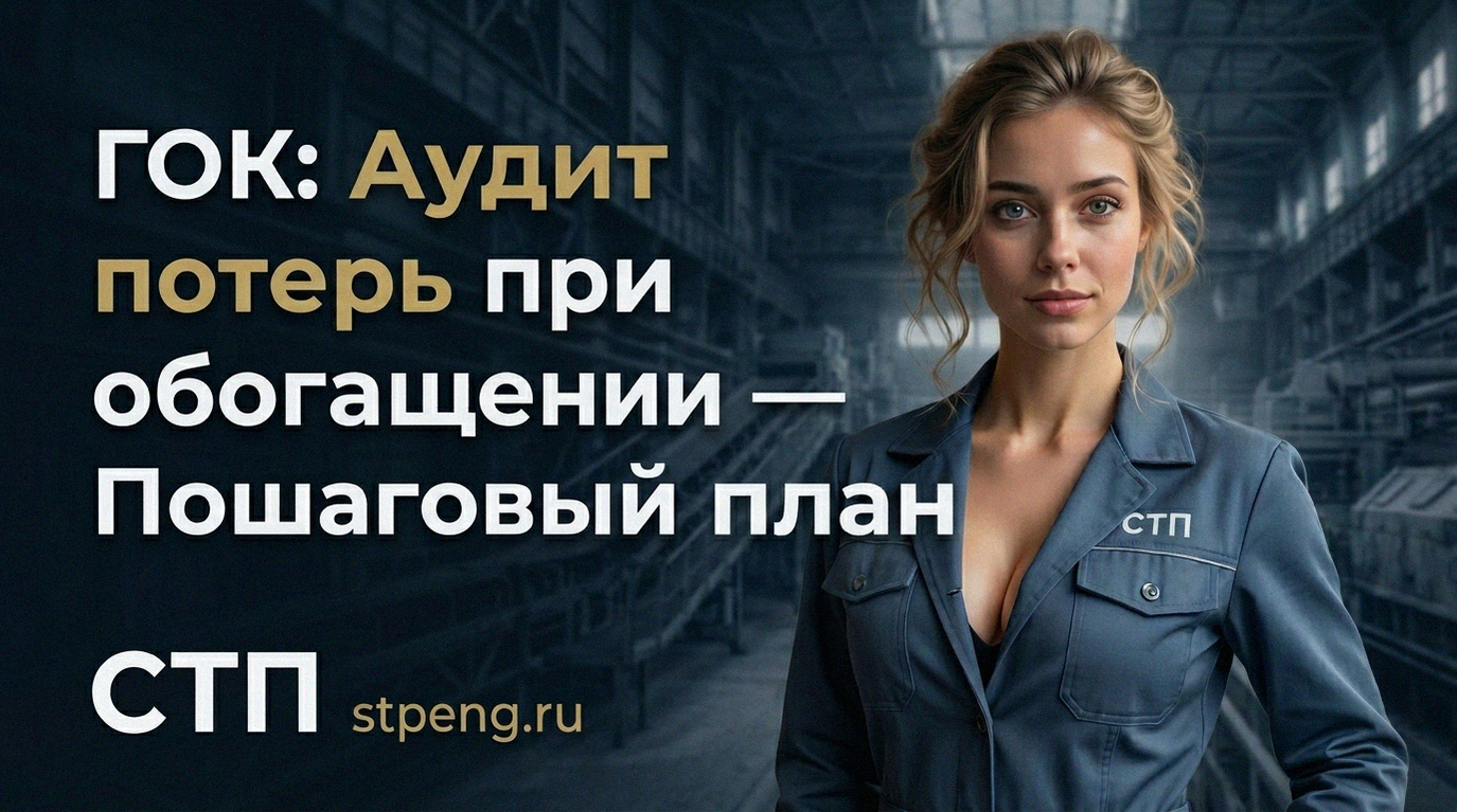 Пошаговый план аудита потерь извлечения на обогатительной фабрике