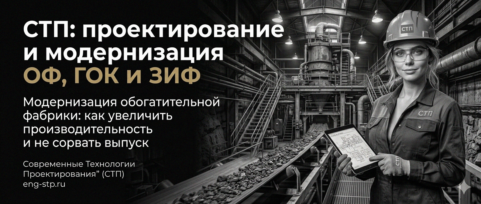 Современные Технологии Проектирования - проектирование и модернизация ОФ, ГОК, ЗИФ