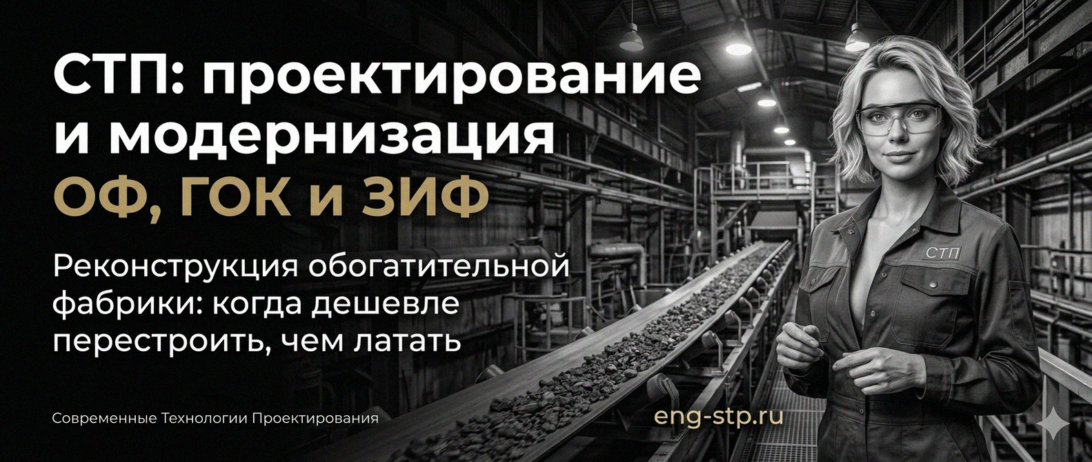 Современные Технологии Проектирования - проектирование и модернизация ОФ, ГОК, ЗИФ