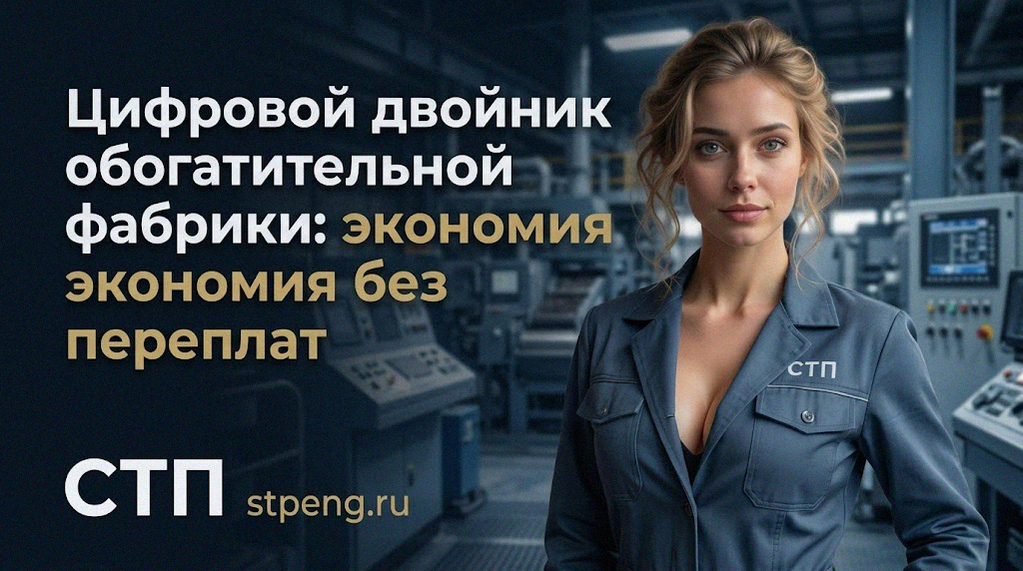Цифровой двойник обогатительной фабрики с системой мониторинга и оптимизации производства