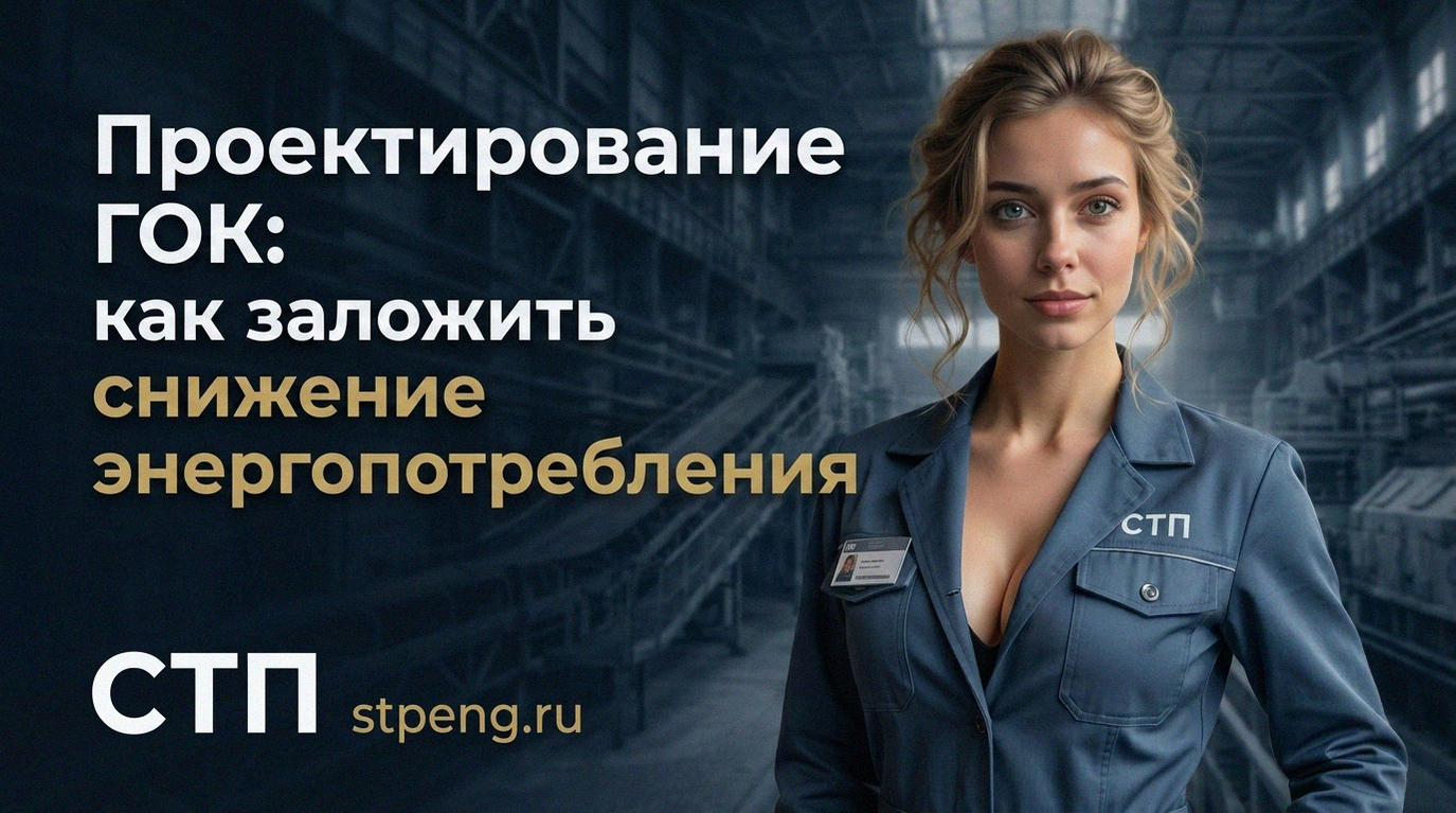 Проектирование горно-обогатительного комбината с заложением технологий снижения энергопотребления