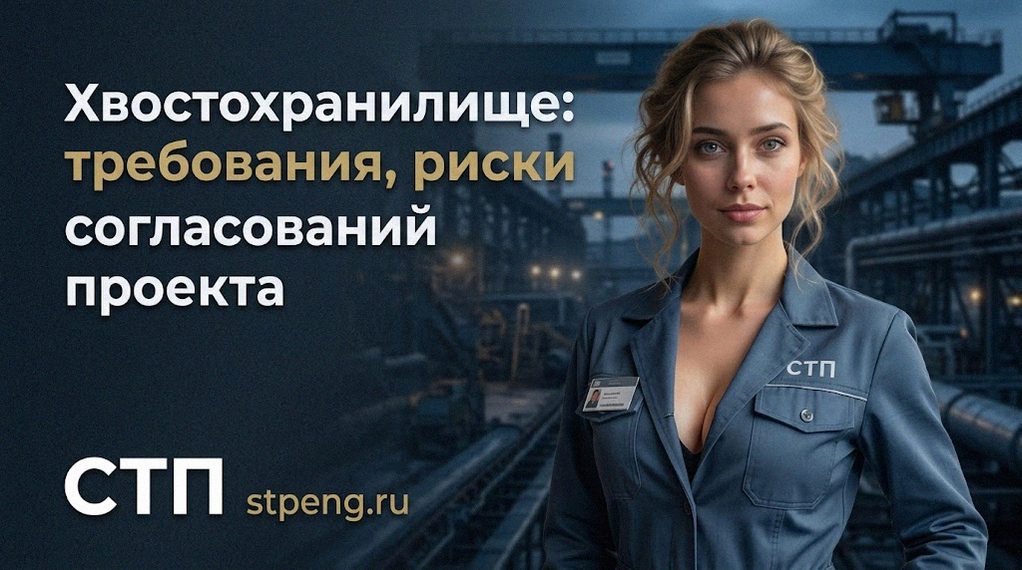 Схема хвостохранилища с указанием требований безопасности и этапов согласования проекта