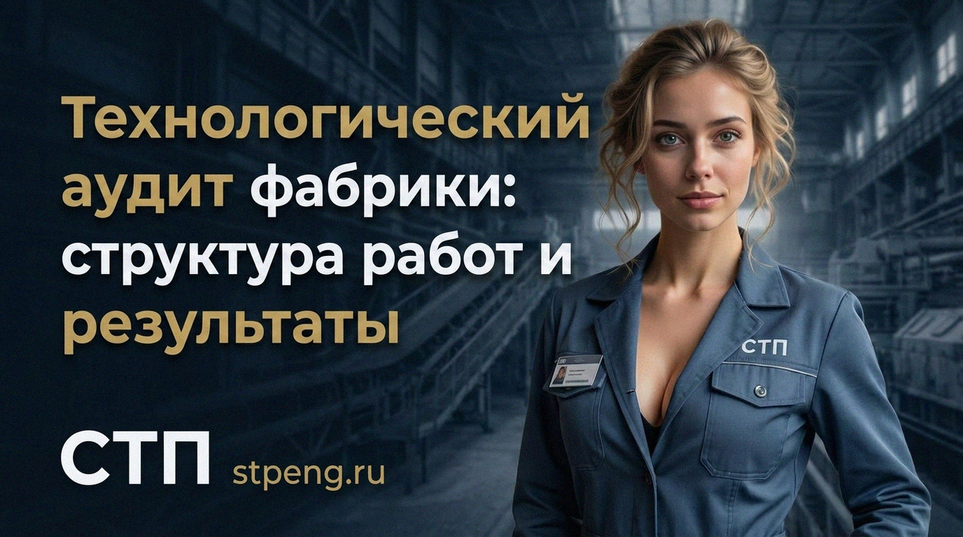 Схема проведения технологического аудита фабрики с описанием структуры работ и результатов