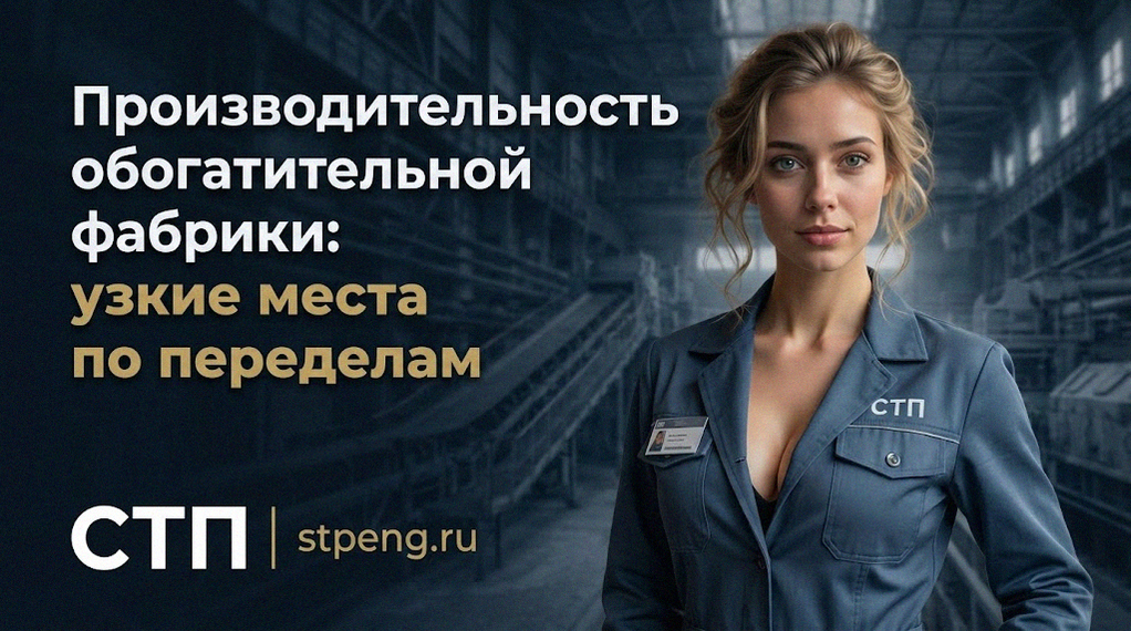 График производительности обогатительной фабрики с анализом узких мест по технологическим переделам