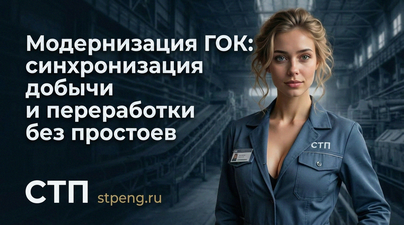 Модернизация горно-обогатительного комбината: синхронизация добычи и переработки руды без простоев