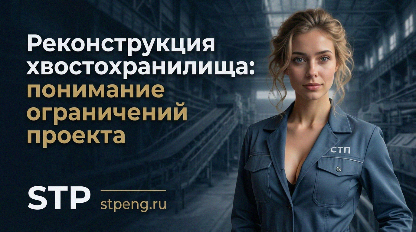 Иллюстрация реконструкции хвостового хозяйства и разбор ограничений проекта